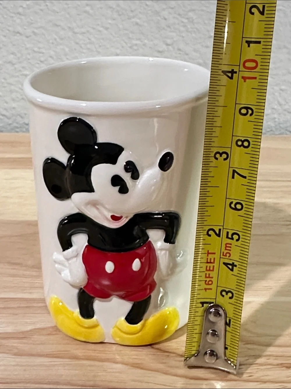 Mickey Mouse Ceramic Vintage Drinking Cup.